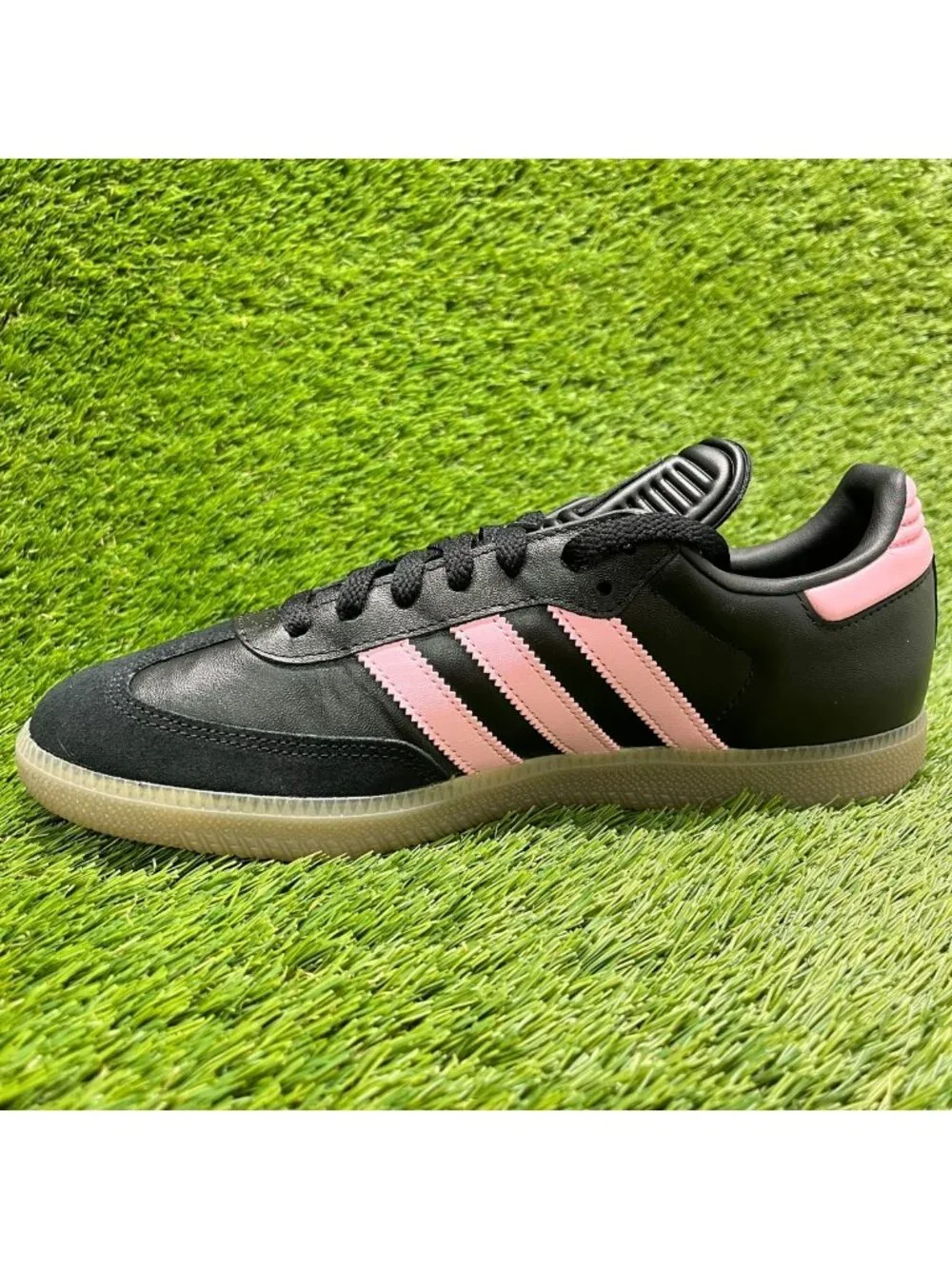Adidas Samba Inter Miami CF x Messi Mens Size 9 Black Athletic Shoes Sneakers
